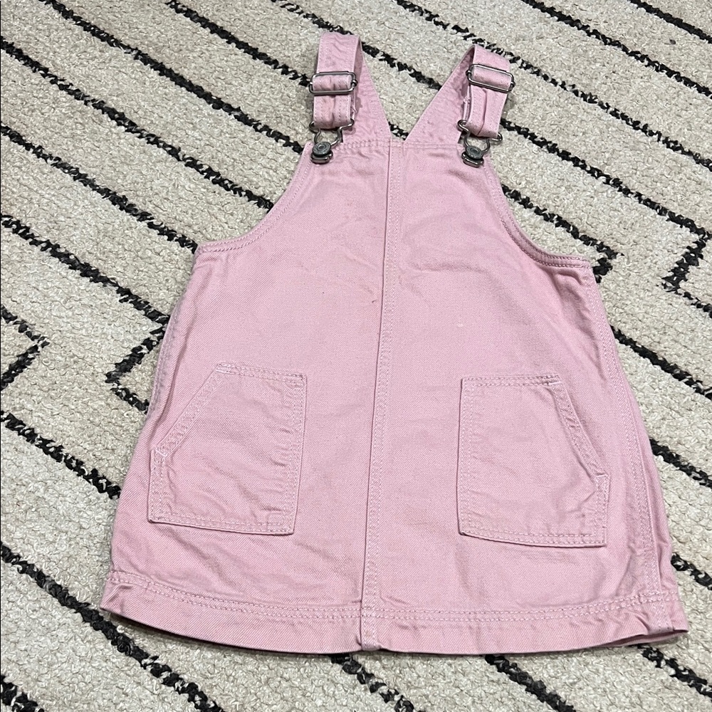 GAP Light Pink Kids Overall Dress
